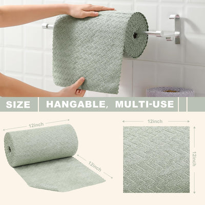 80 Paños Microfibra 12x12pulg Reutilizables Absorbentes
