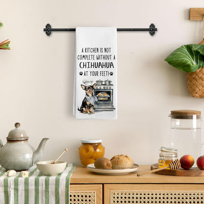 Toalla de cocina decorativa con perro chihuahua para amantes de los perros