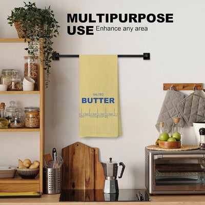 Toallas de cocina para amantes del mantequilla, regalo divertido 16x24 pulgadas