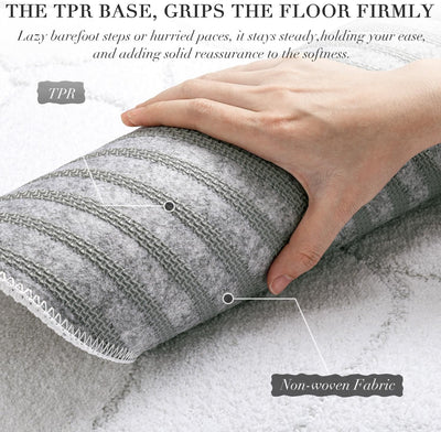 Alfombras baño microfibra 22x47pulg antideslizantes secado rápido