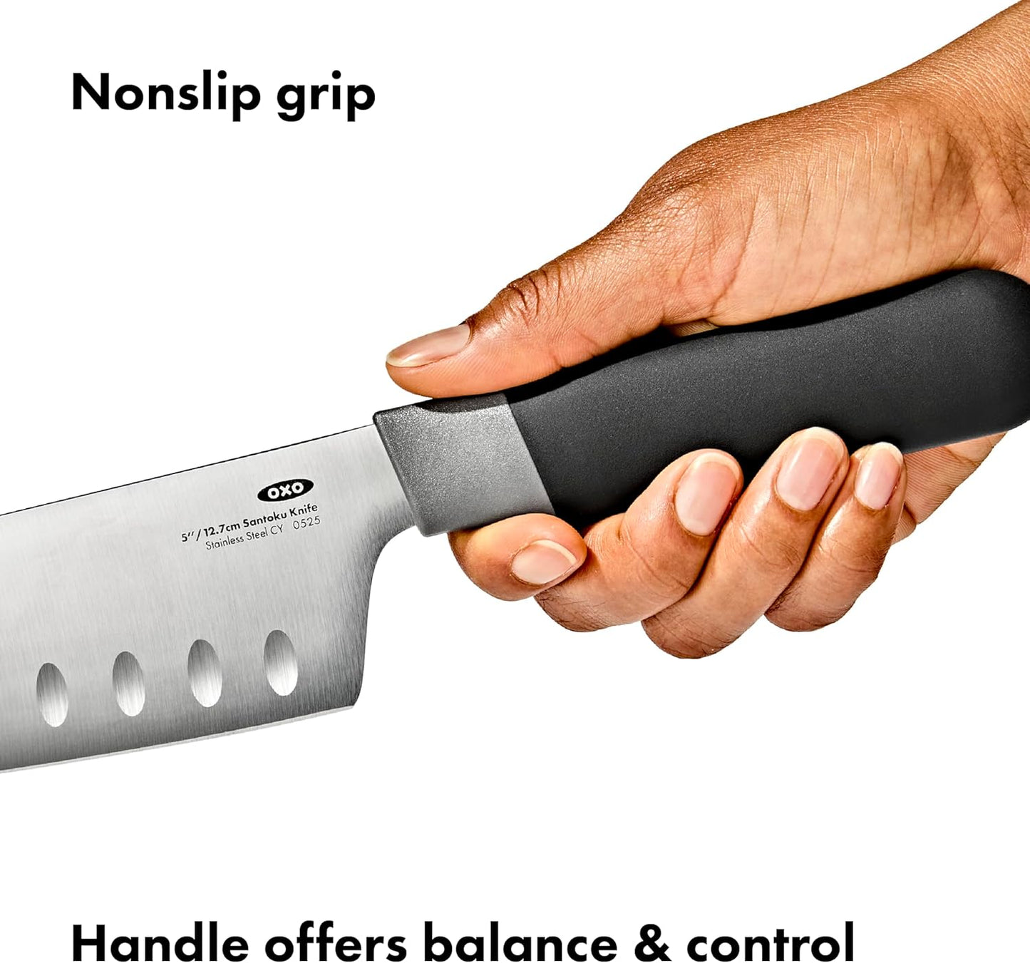 Cuchillo Santoku OXO Good Grips de 5 pulgadas con funda