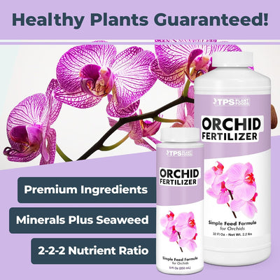 Fertilizante líquido para orquídeas y plantas interiores 8oz