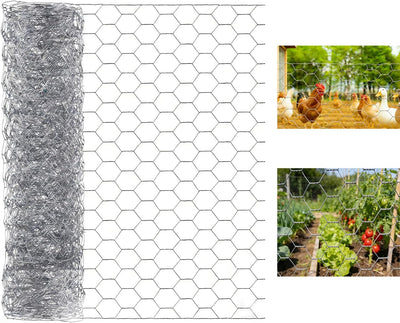 Alambre galvanizado malla hexagonal 14x20ft para proteger plantas