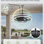 Ventilador techo exterior 20pulg luz IP65 control 3CCT