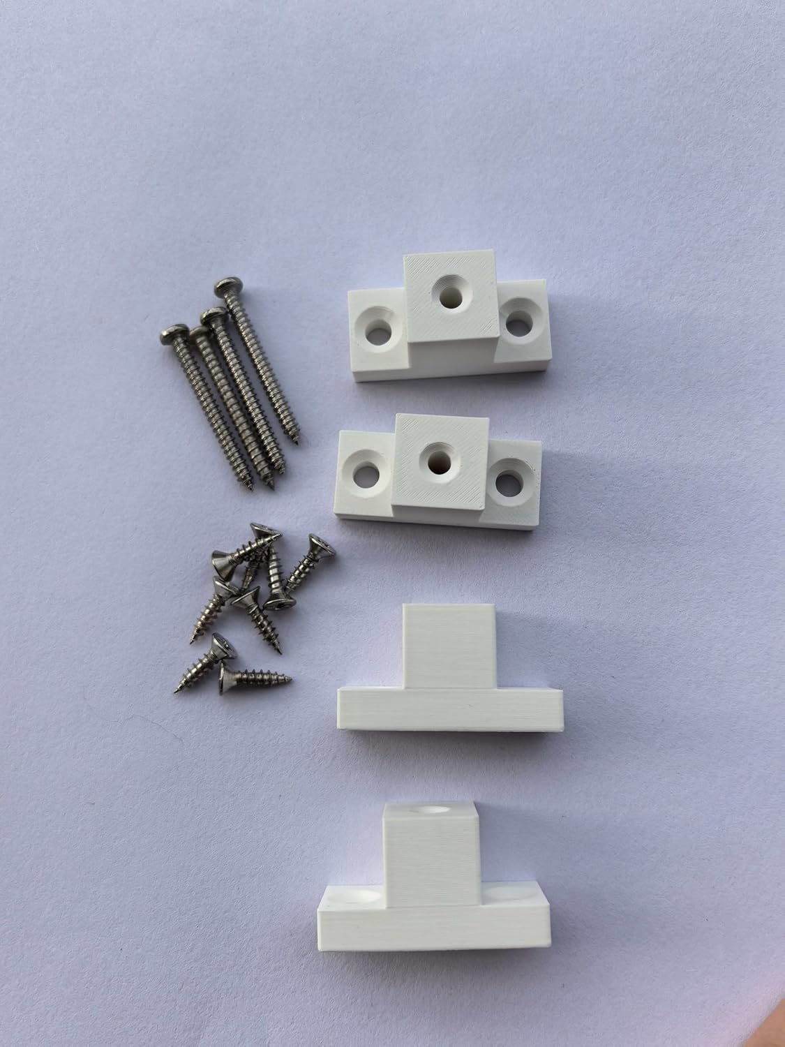 Separador cajón plástico deslizante 1pulg blanca set 4