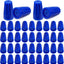 40 Tuercas Sellado Cable Impermeables Azules 22AWG-14AWG