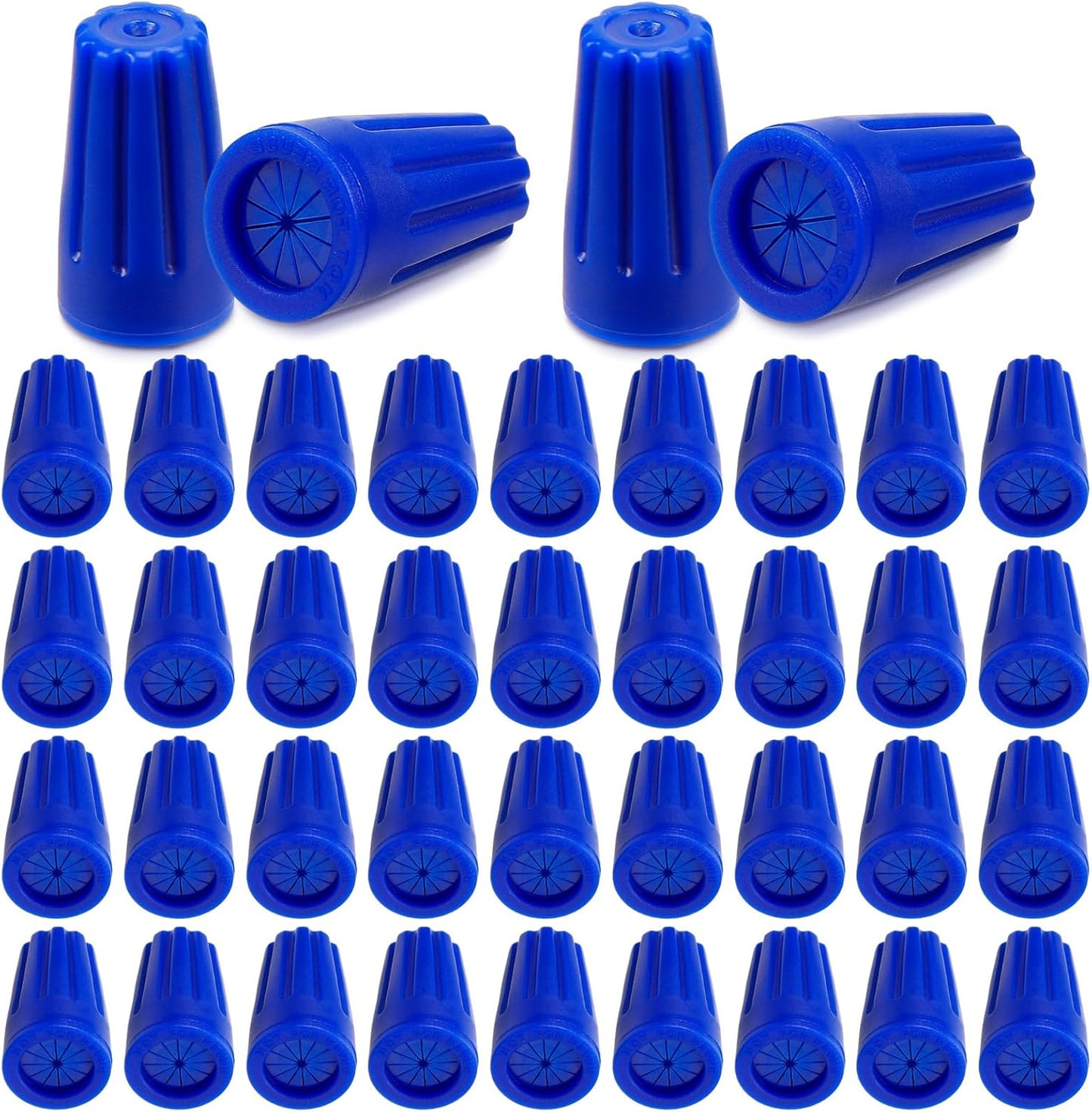40 Tuercas Sellado Cable Impermeables Azules 22AWG-14AWG