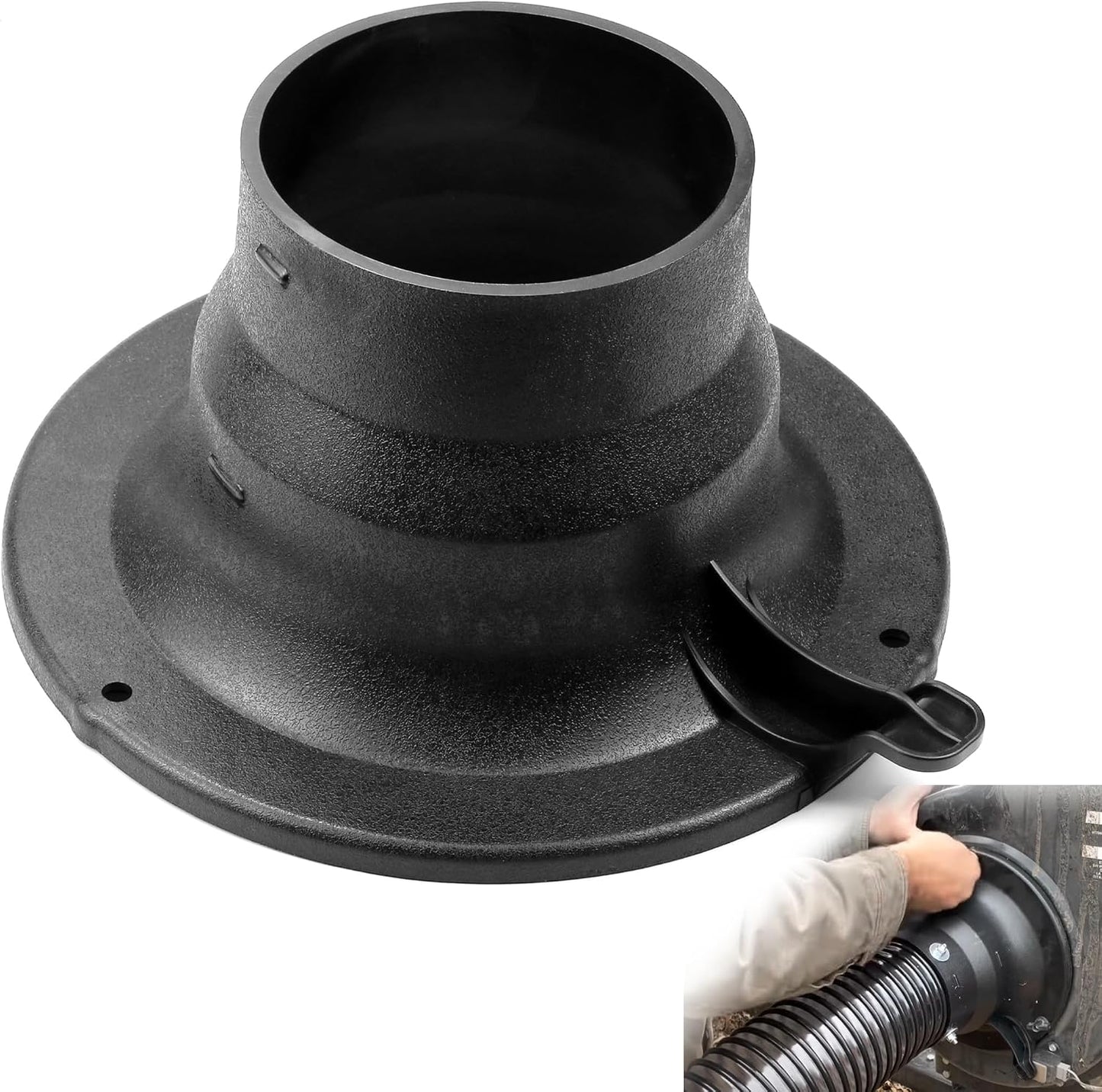 Adaptador manguera vacío para aspiradora césped 5/6/7pulg