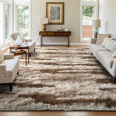 Alfombra dormitorio sala 5x7ft pelo suave antideslizante