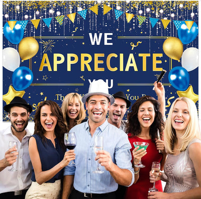 Fondo pancarta «We Appreciate You» 5.9x3.6pies