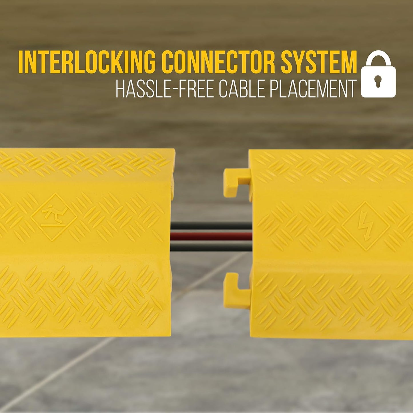 Cubierta rampa cable resistente 2000lb para manguera