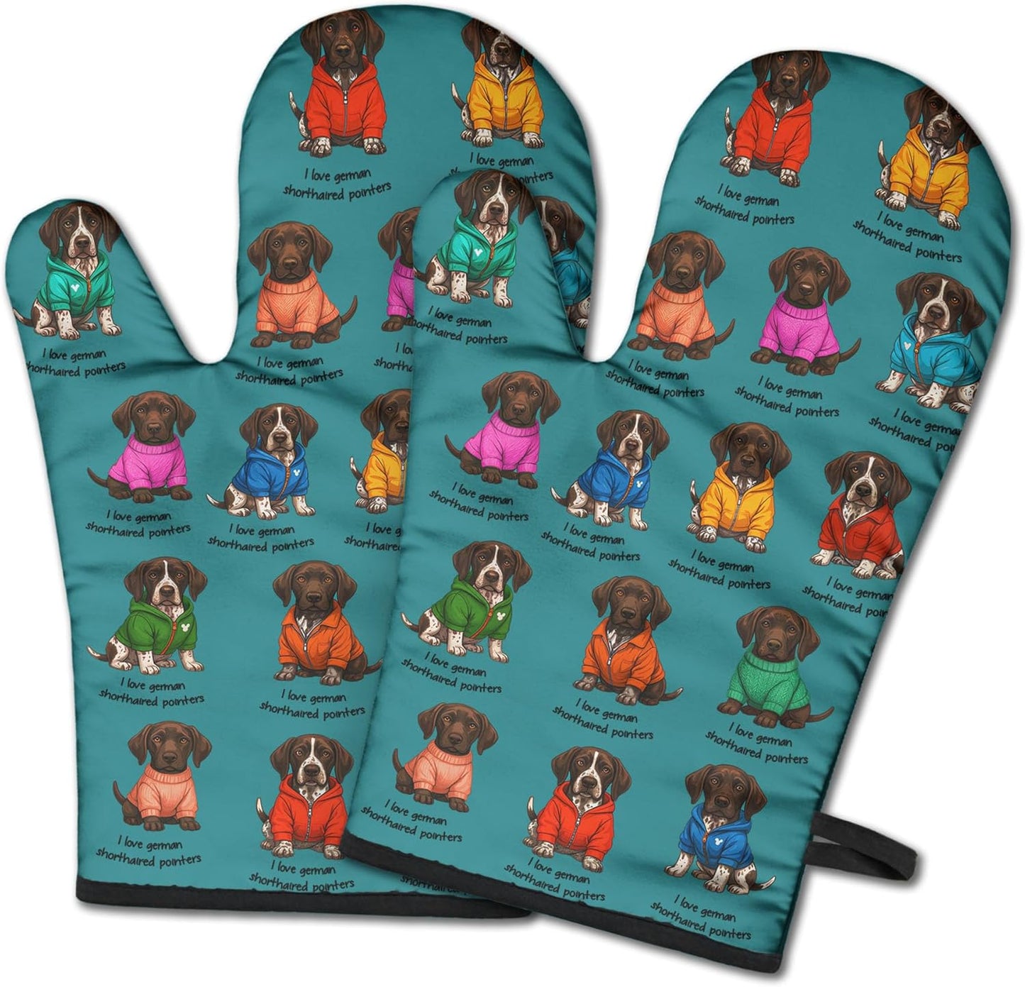 Guantes de horno resistentes al calor para cocinar y asar