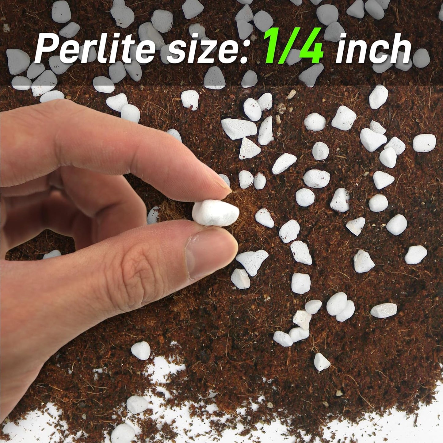 3 Qt Perlita para Suelo de Plantas Mejora Drenaje