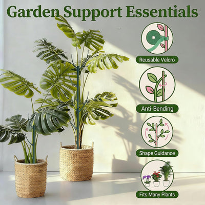 10 Estacas Apilables Monstera para Plantas Trepadoras y Macetas