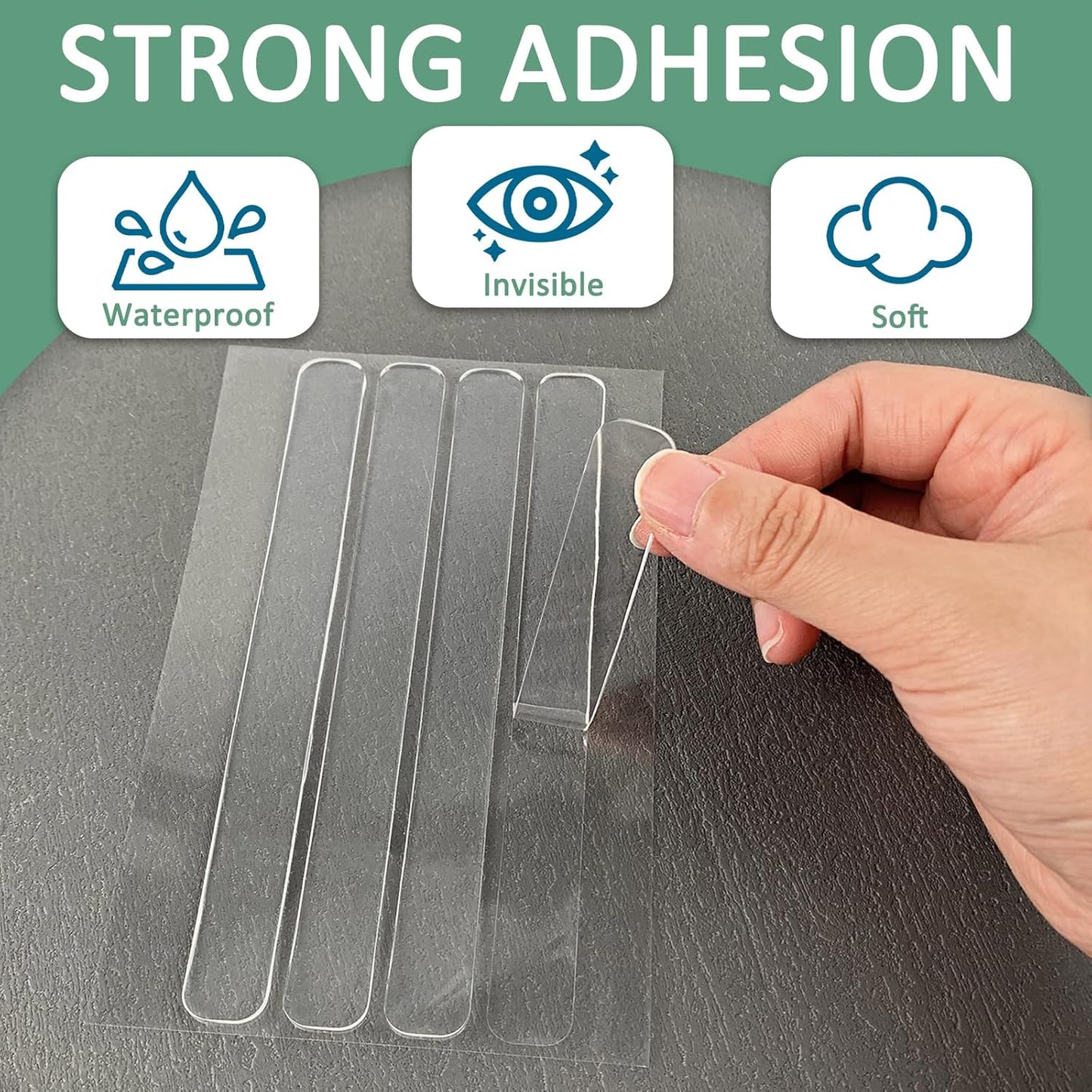 4 Pzas Almohadillas Silicona Anticolisión Transparentes
