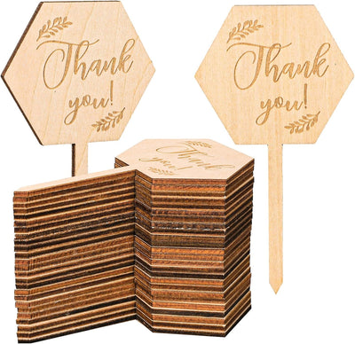 30 Etiquetas Hexagonales para Plantas Baby Shower Regalo Maceta