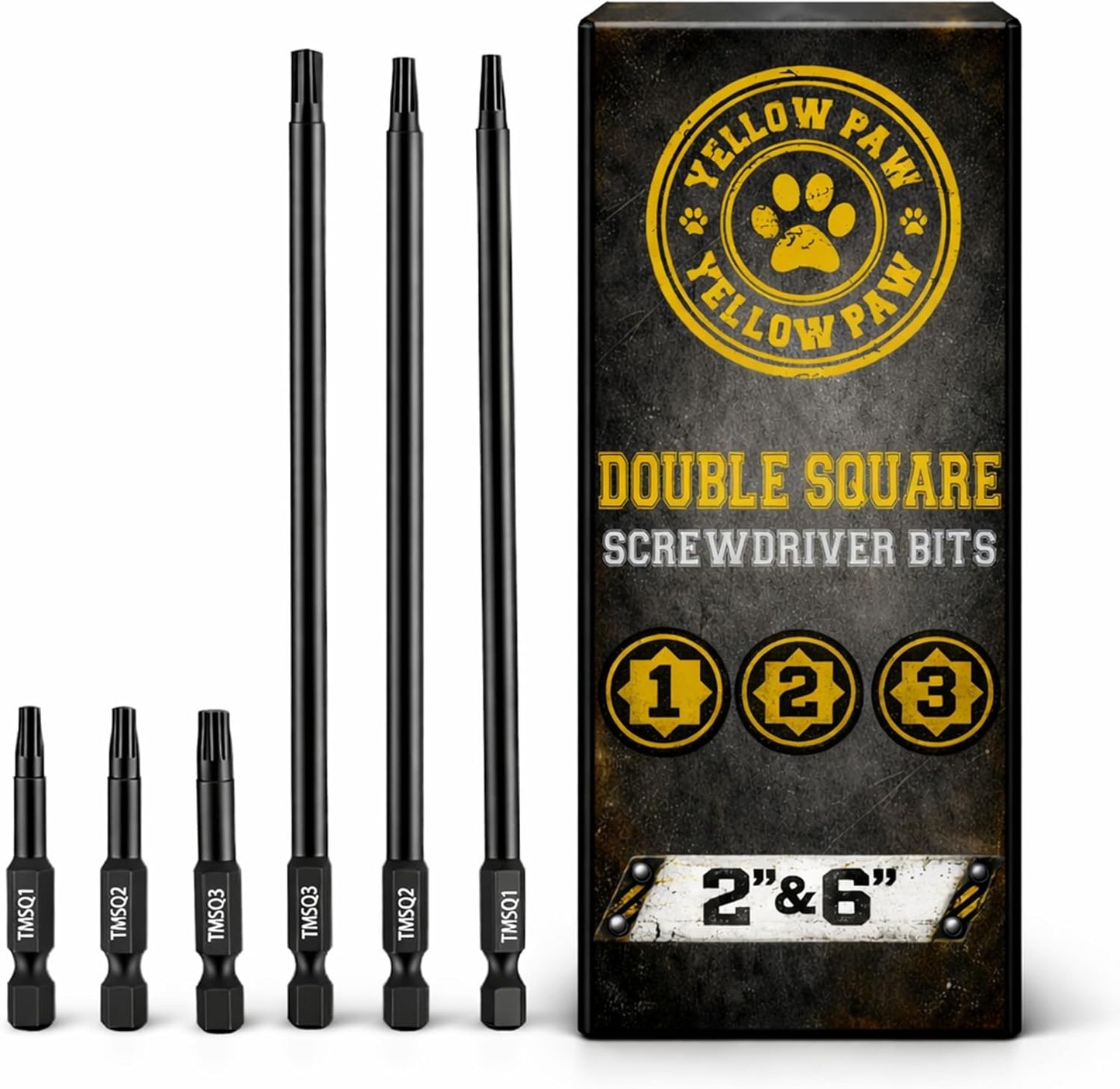 Set brocas dobles Torx 8 puntos 6 tamaños 2pulg y 6pulg