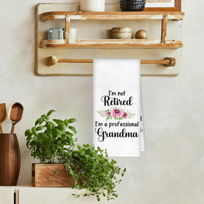 Toallas de cocina decorativas para abuela, regalos del día de la madre