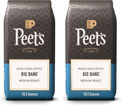 Café grano entero tostado medio Big Bang 63oz paquete 2