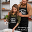 Delantal de cocina para papá con bolsillos ajustable impermeable