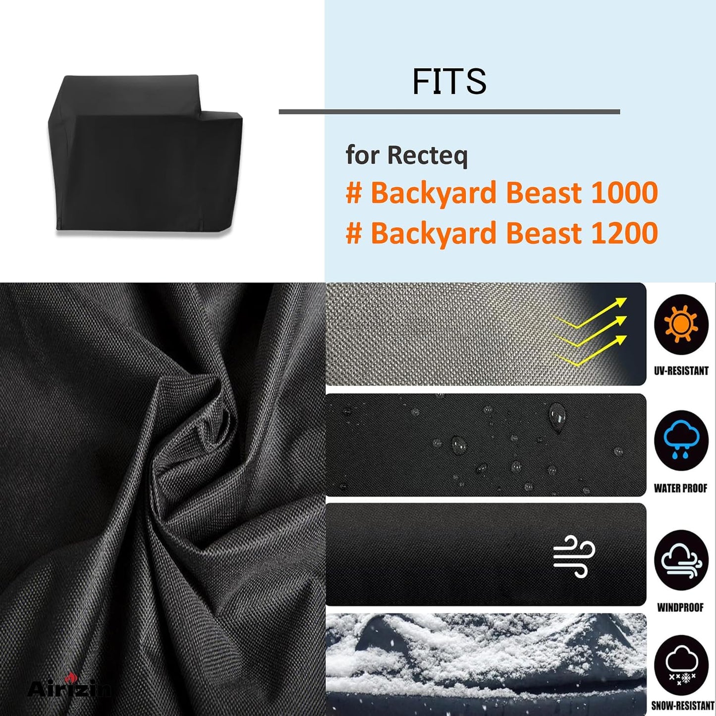 Cubierta para parrilla Recteq Backyard Beast 1000/1200