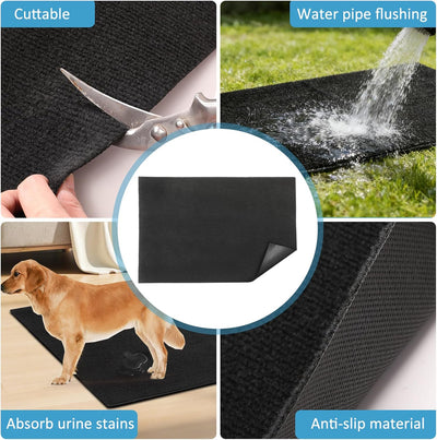 Tapete antideslizante para jaula perro 46x60pulg suave lavable