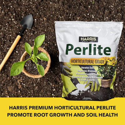 Perlita hortícola 8qt para plantas y jardinería