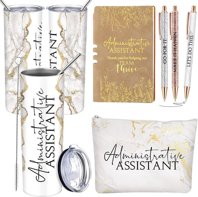 6 Pzas Regalos Administrativos para Mujer 20oz Bolsa Maquillaje