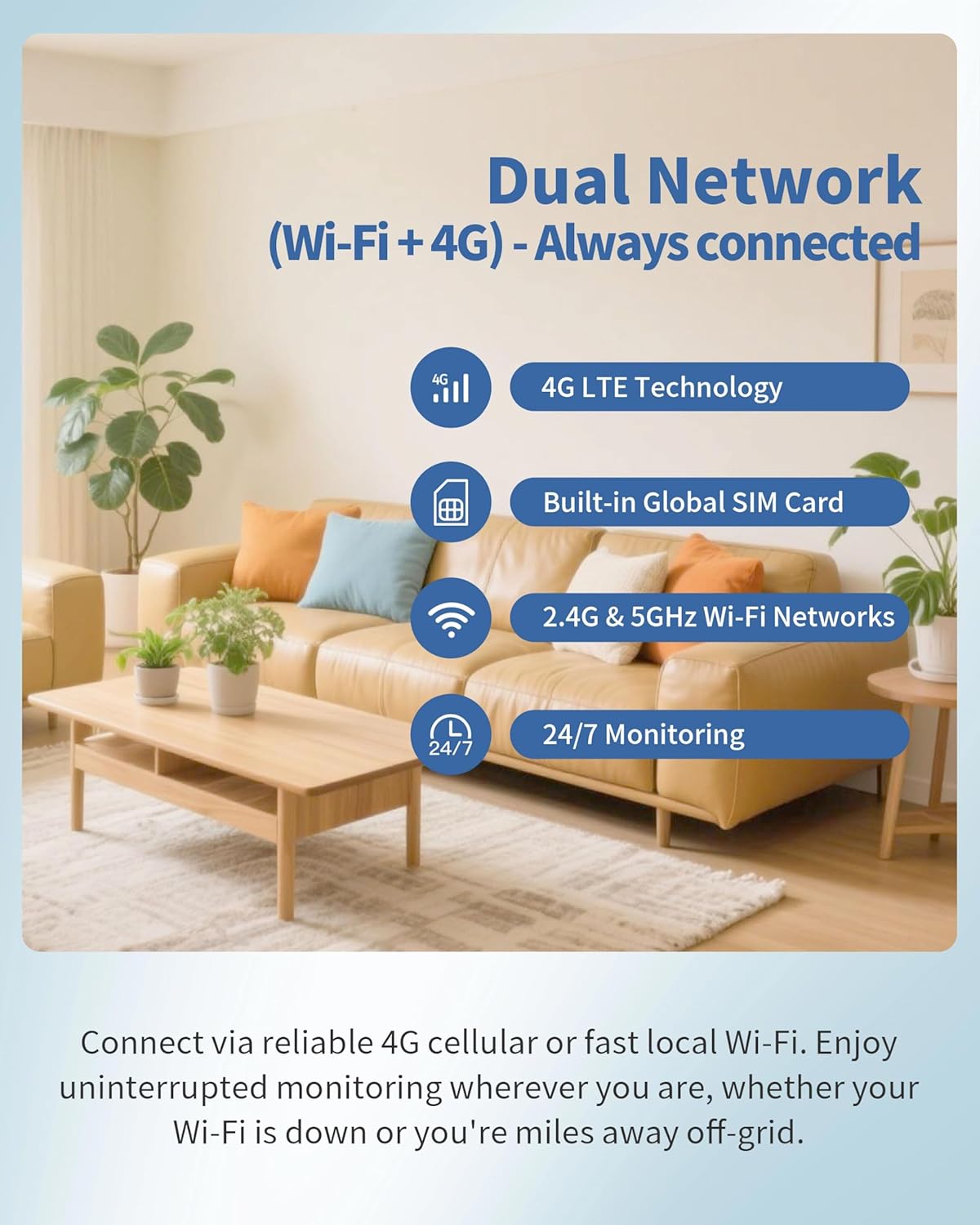 Termómetro celular Frigga 4G WiFi alarma para refrigerador