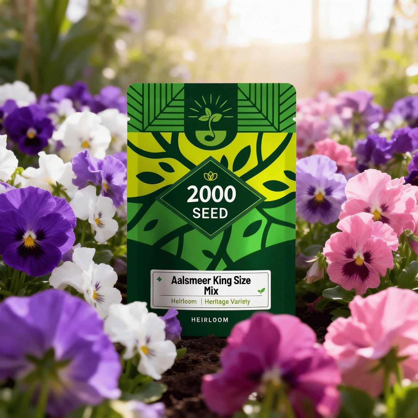 Semillas Viola 2000uds flor maceta borde ventana