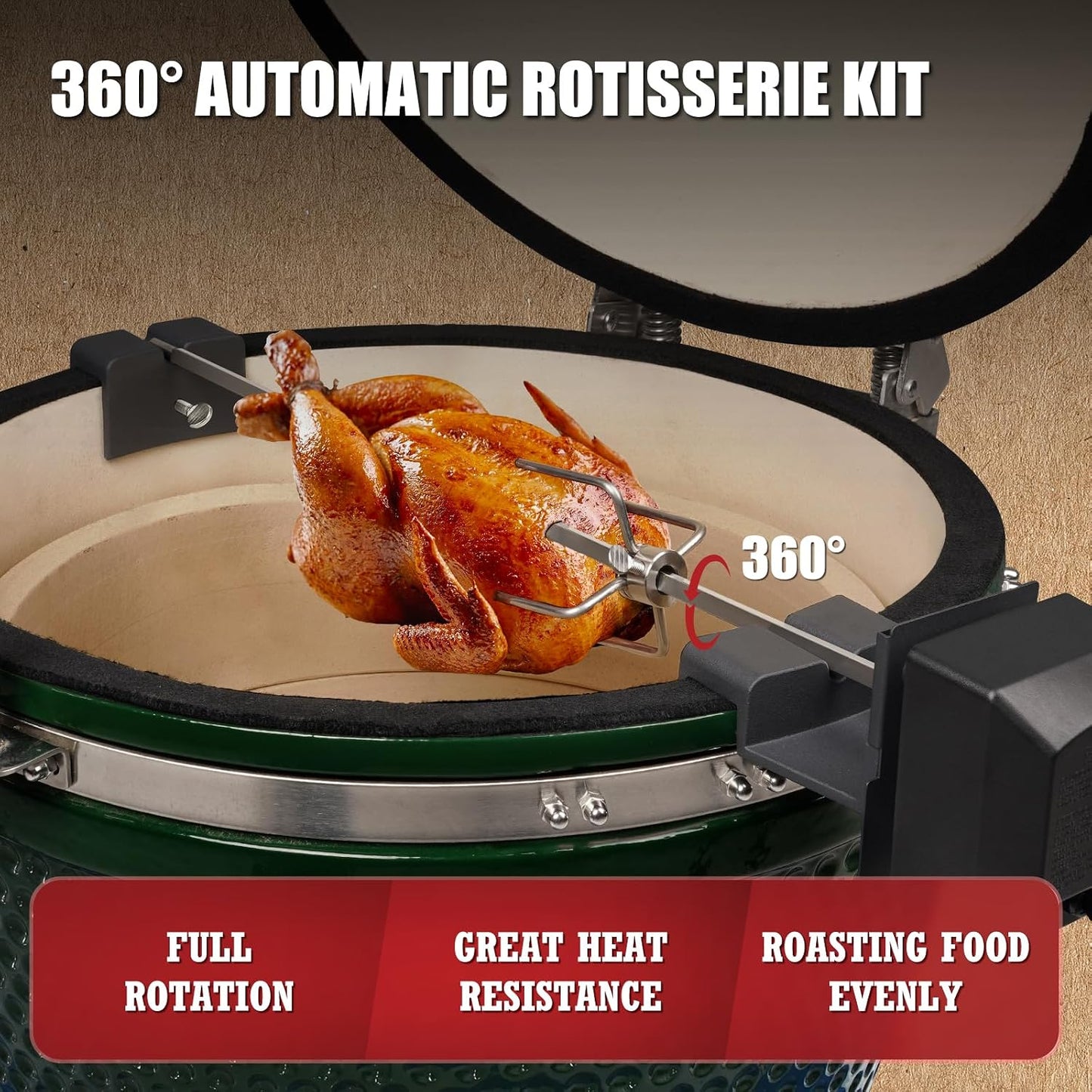 Accesorio asador comp Kamado Joe 18pulg para pollo