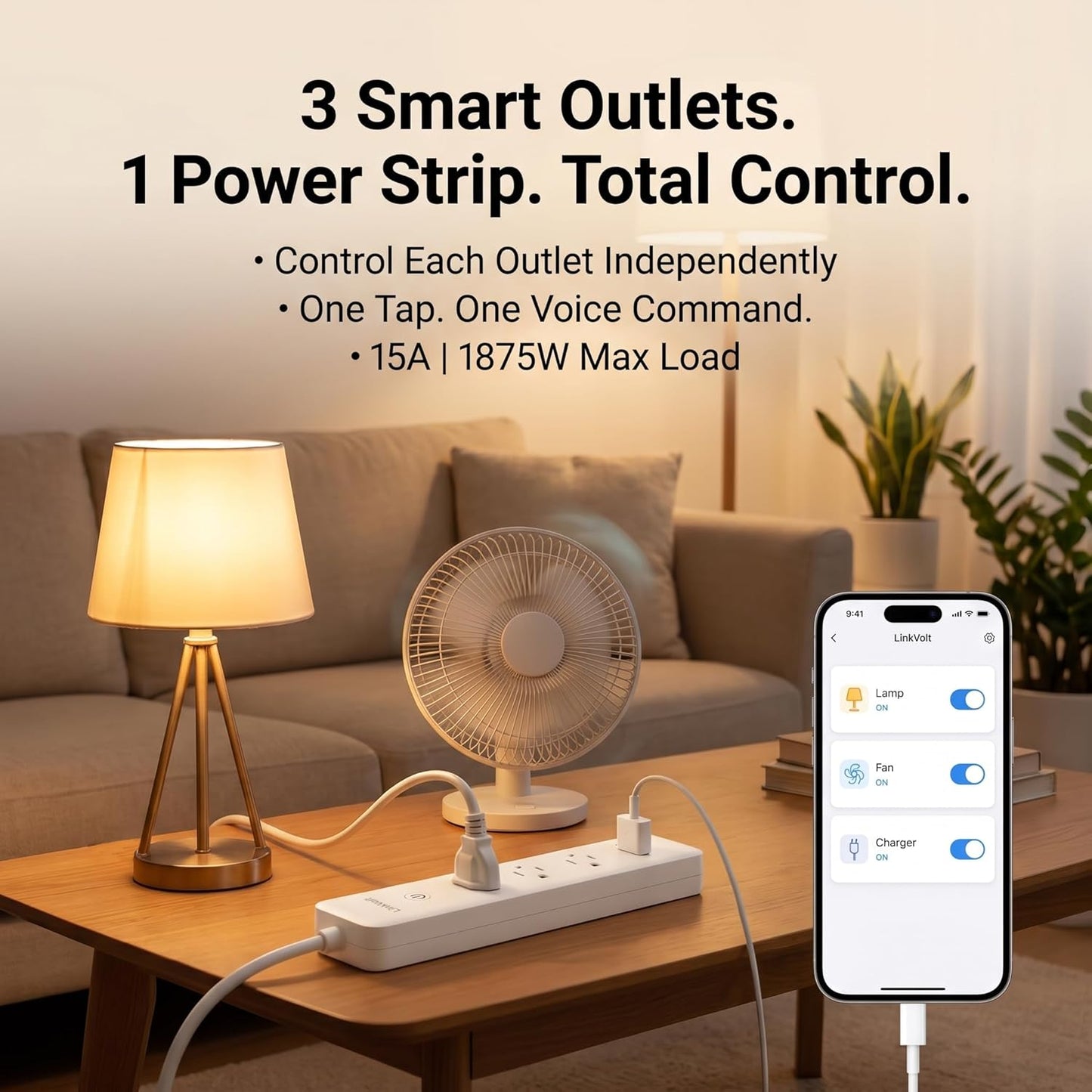 Extensor de salida con control de voz Alexa y Google Home