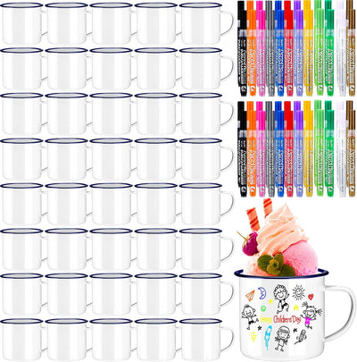 Kit de decoración de tazas pintadas 88 piezas para taza personalizada de graduación