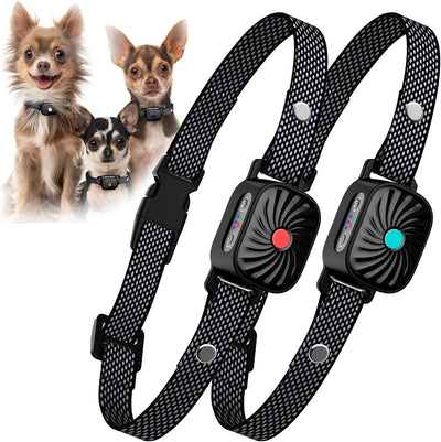 Collar antiladridos recargable perros pequeños 2 modos