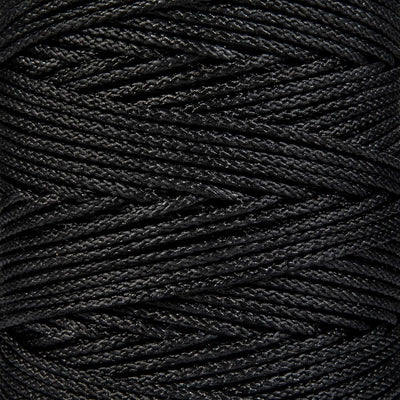 Cuerda trenzada nailon negro 271pies jardinería