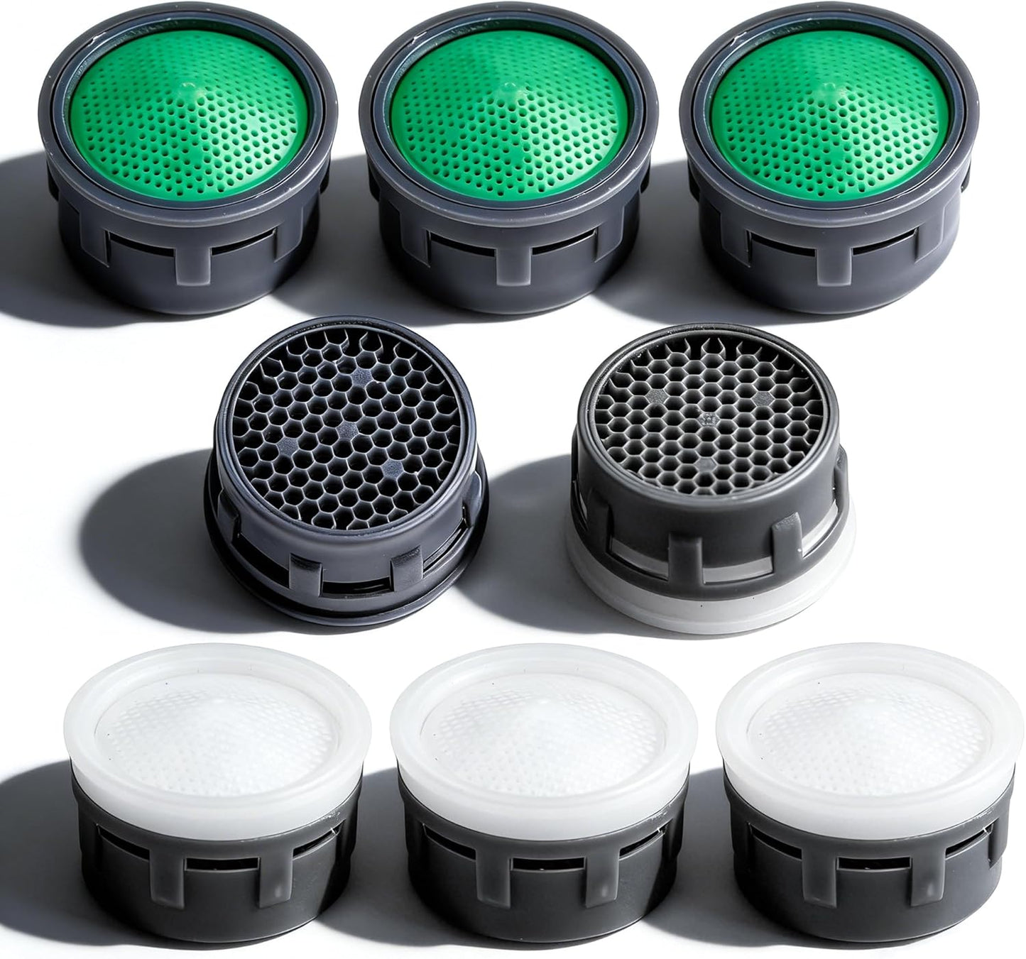 6 Aireadores Grifo Moen 1.0 GPM Filtro Panal Antisalpicaduras