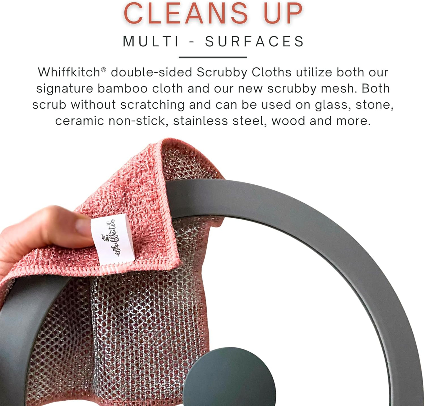Paño exfoliante Whiffkitch pack de 6