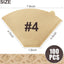 100 Pzas Filtros Café 8-12 Tazas Comp. Ninja