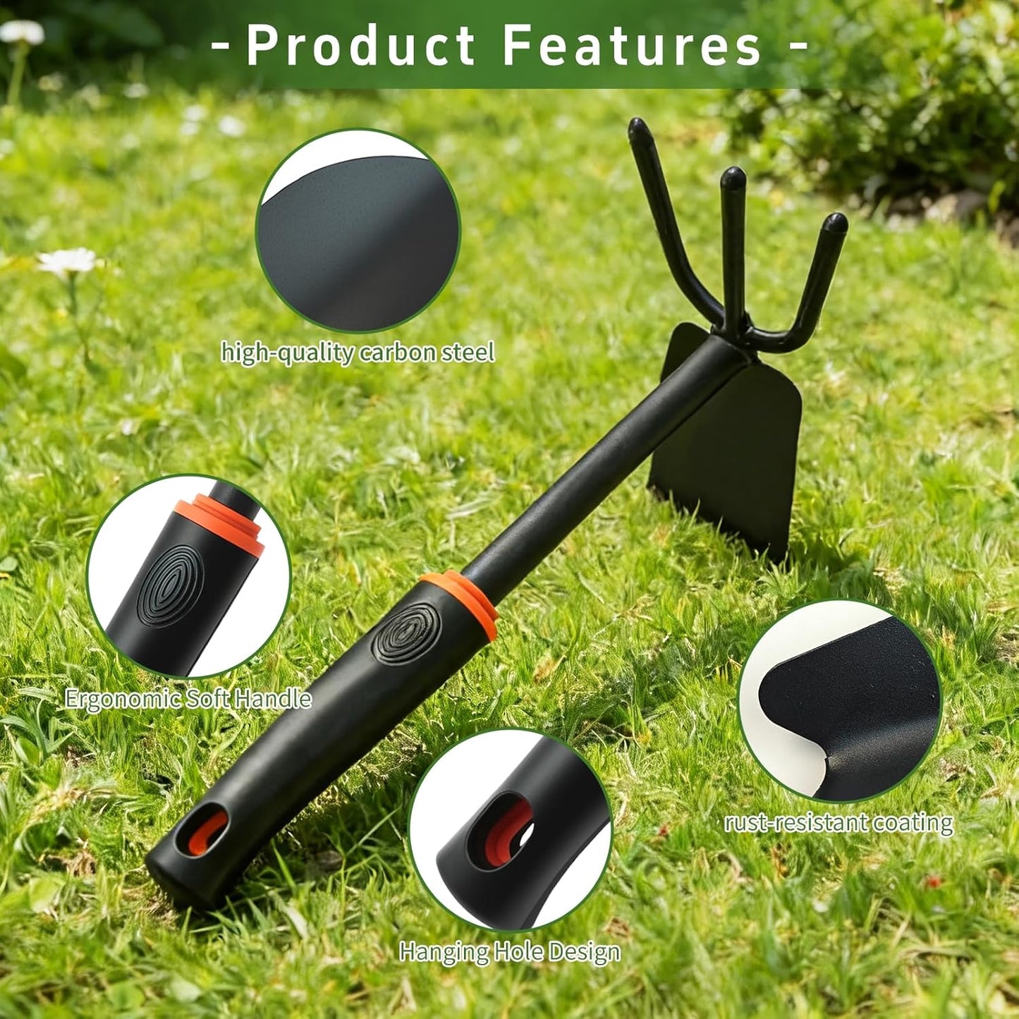 Extractor malezas manual portátil jardinería