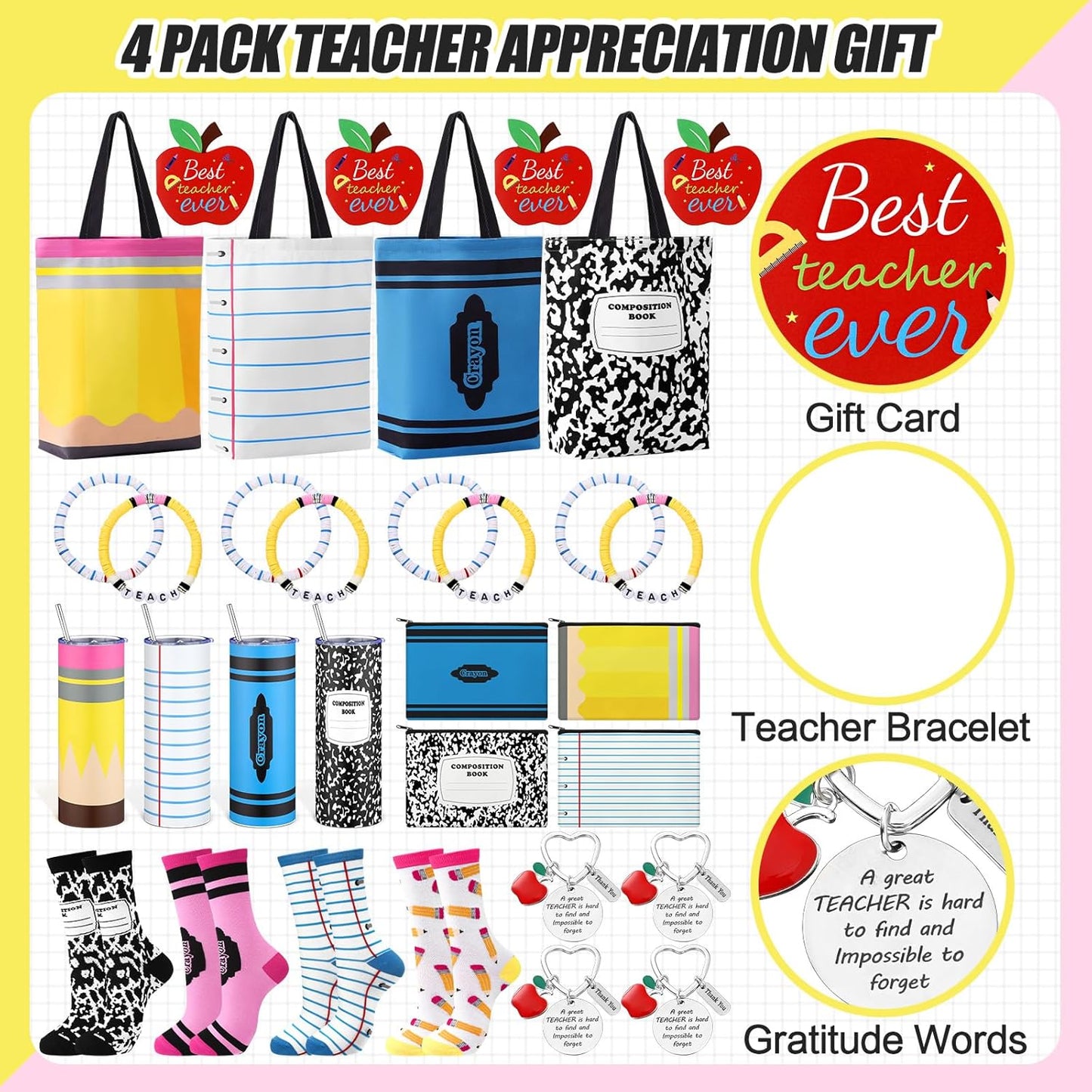 Set 32 Regalos Agradecimiento Profesores 20oz