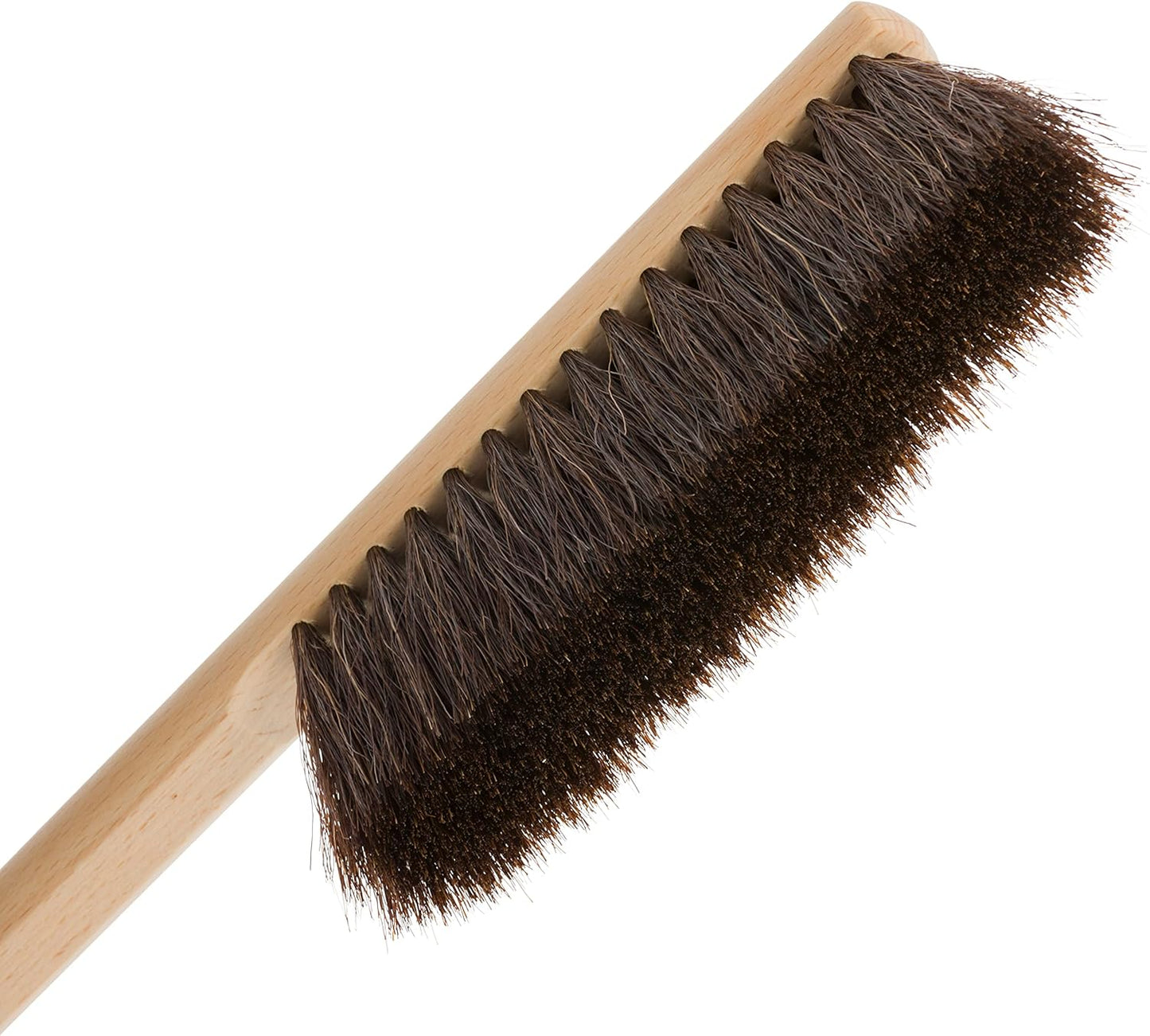 Cepillo mano crin caballo mango haya 13-3/4pulg