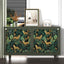 Papel tapiz leopardo vintage autoadhesivo 17.5x118pulg