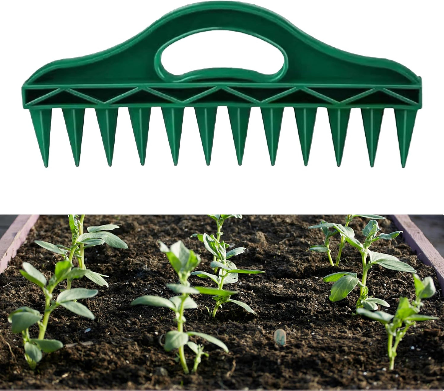 Herramienta siembra semillas macetas bulbo jardinería