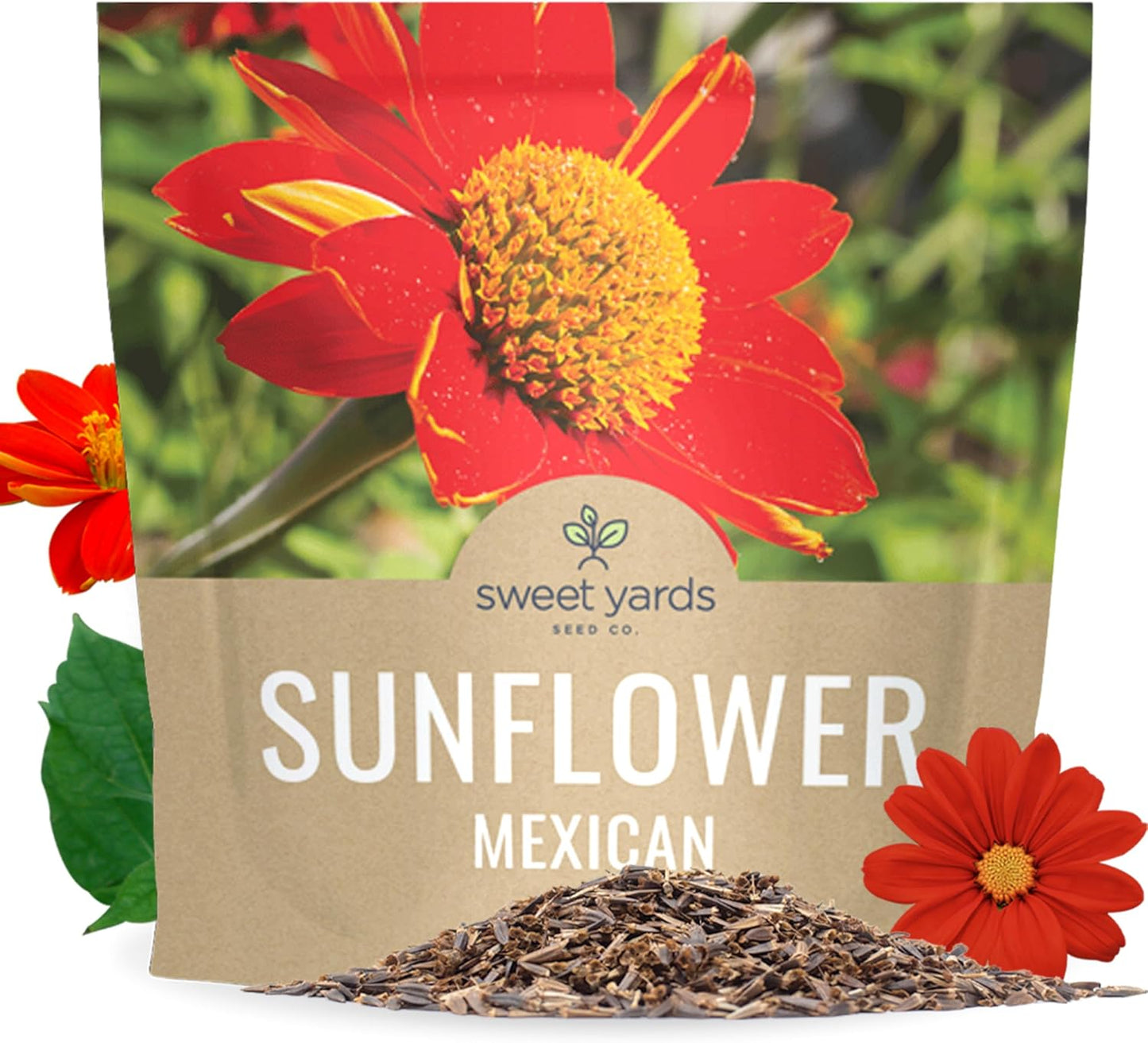 Semillas girasol mexicano 2500+ polinizadas sin OMG