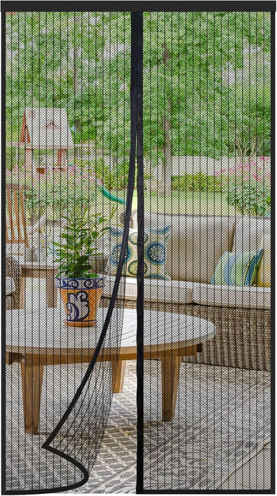 Malla magnética puerta 34x72pulg negro
