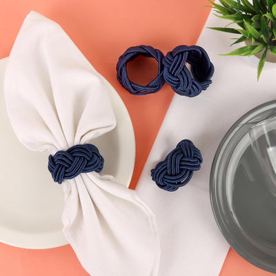 Servilletas tejidas a mano rústicas para fiestas y eventos