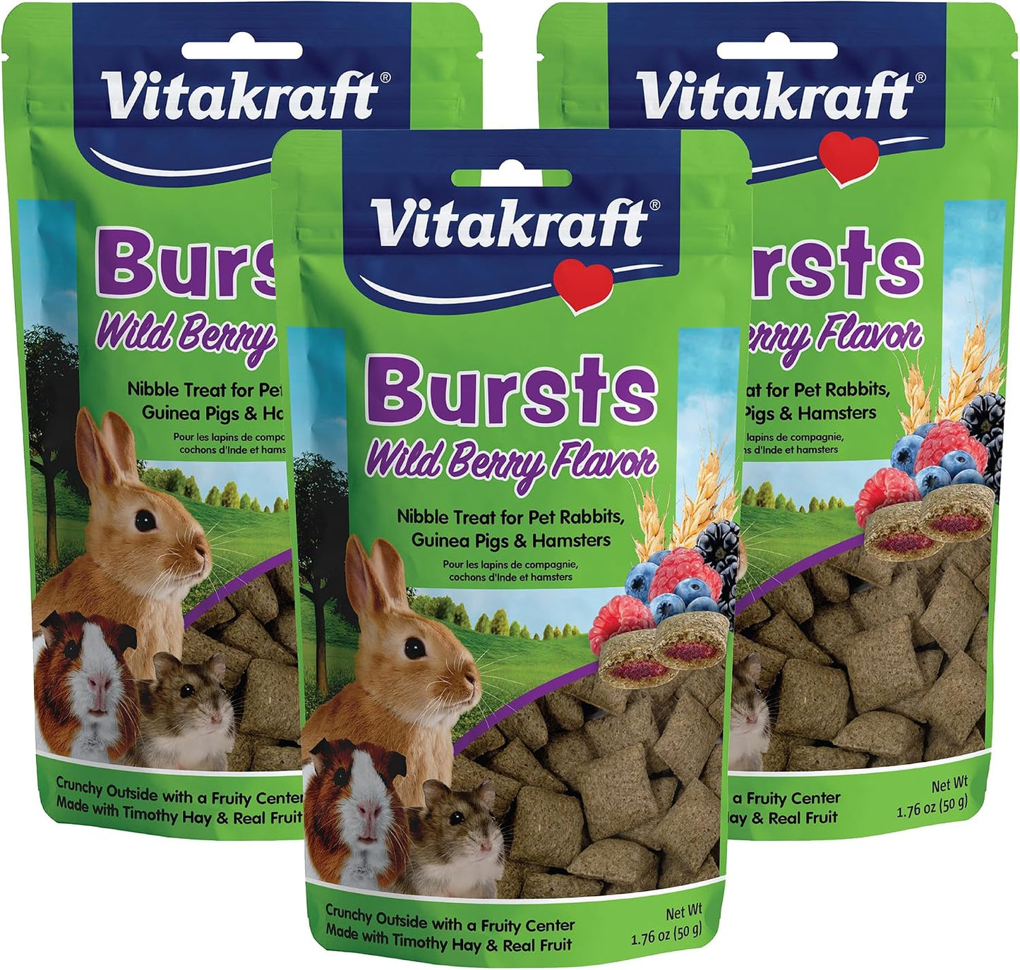 Golosinas animales pequeños sabor bayas 5.28oz