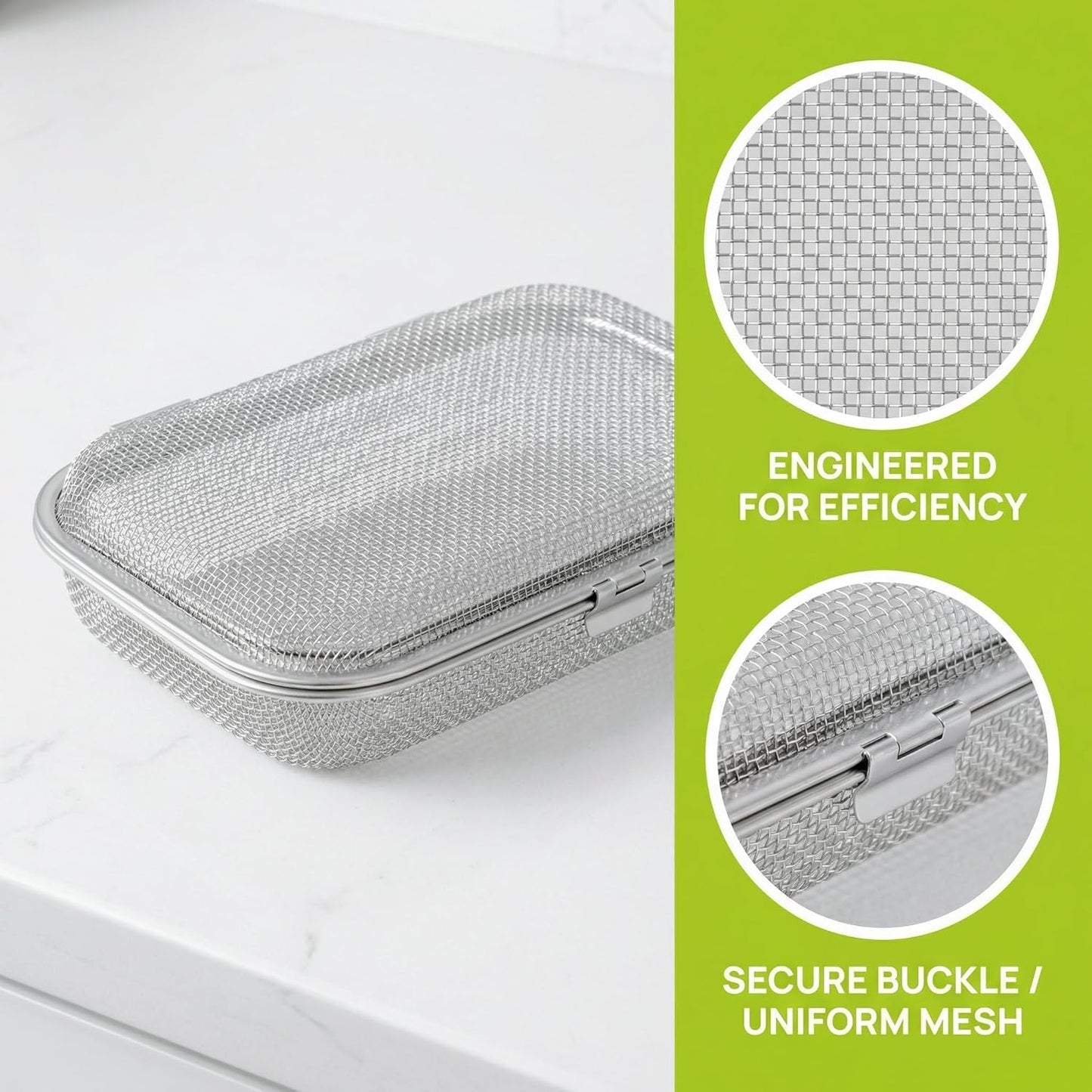 Cesta utensilios lavavajillas acero inox 18/8 malla 12 resistente
