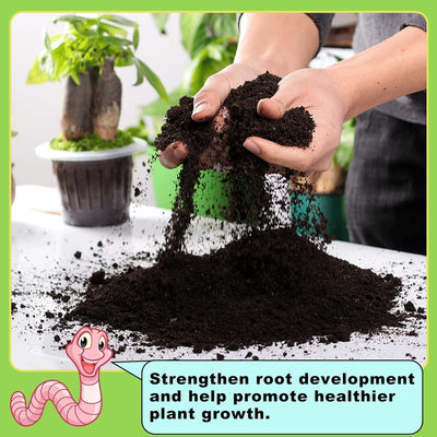 Fertilizante orgánico de gusanos para jardinería