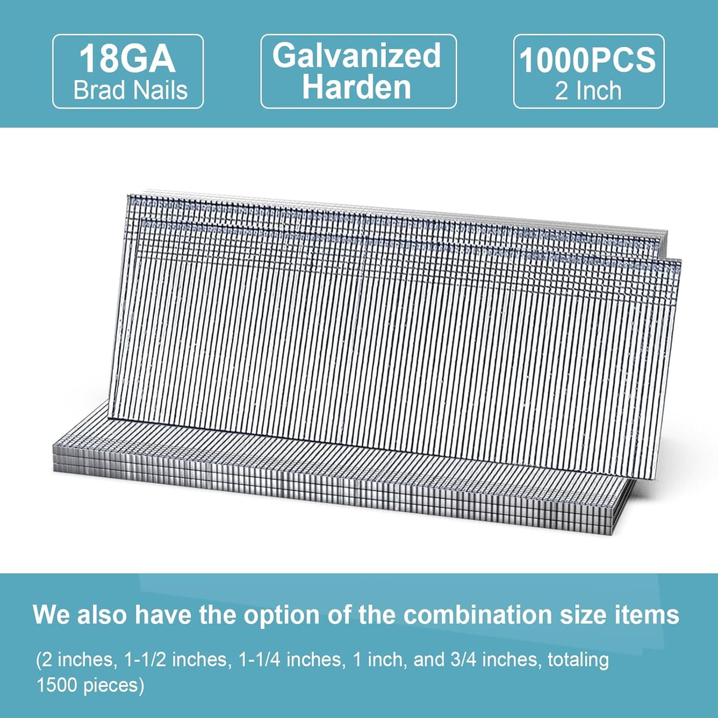 Clavos Brad Galvanizados 2pulg 1000uds